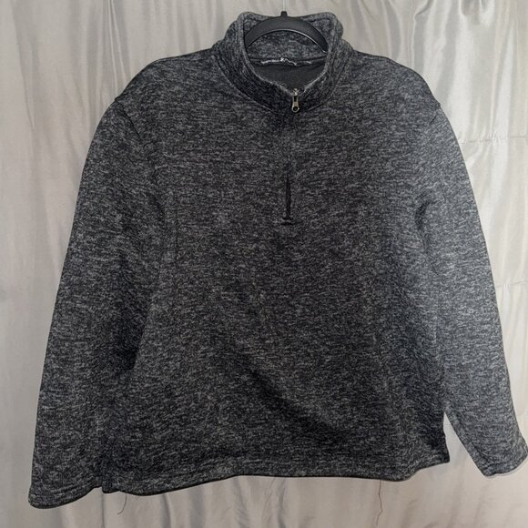 Beverly Hills Polo Club Jacket Mens Large Mock Neck Long Fleece  100% Polyester - Picture 1 of 12